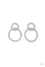 Load image into Gallery viewer, Paparazzi Accessories Intensely Icy - Black Post Earring
