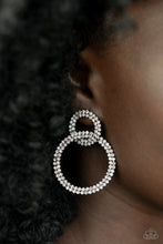 Load image into Gallery viewer, Paparazzi Accessories Intensely Icy - Black Post Earring
