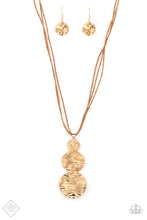 Load image into Gallery viewer, Paparazzi Accessories Circulating Shimmer - Gold Necklace

