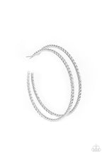 Load image into Gallery viewer, Paparazzi Accessories: Resist The Twist - Silver Earring
