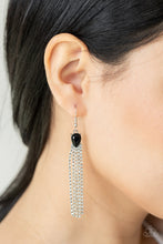 Load image into Gallery viewer, Paparazzi Accessories: Drop-Dead Dainty - Black Earrings
