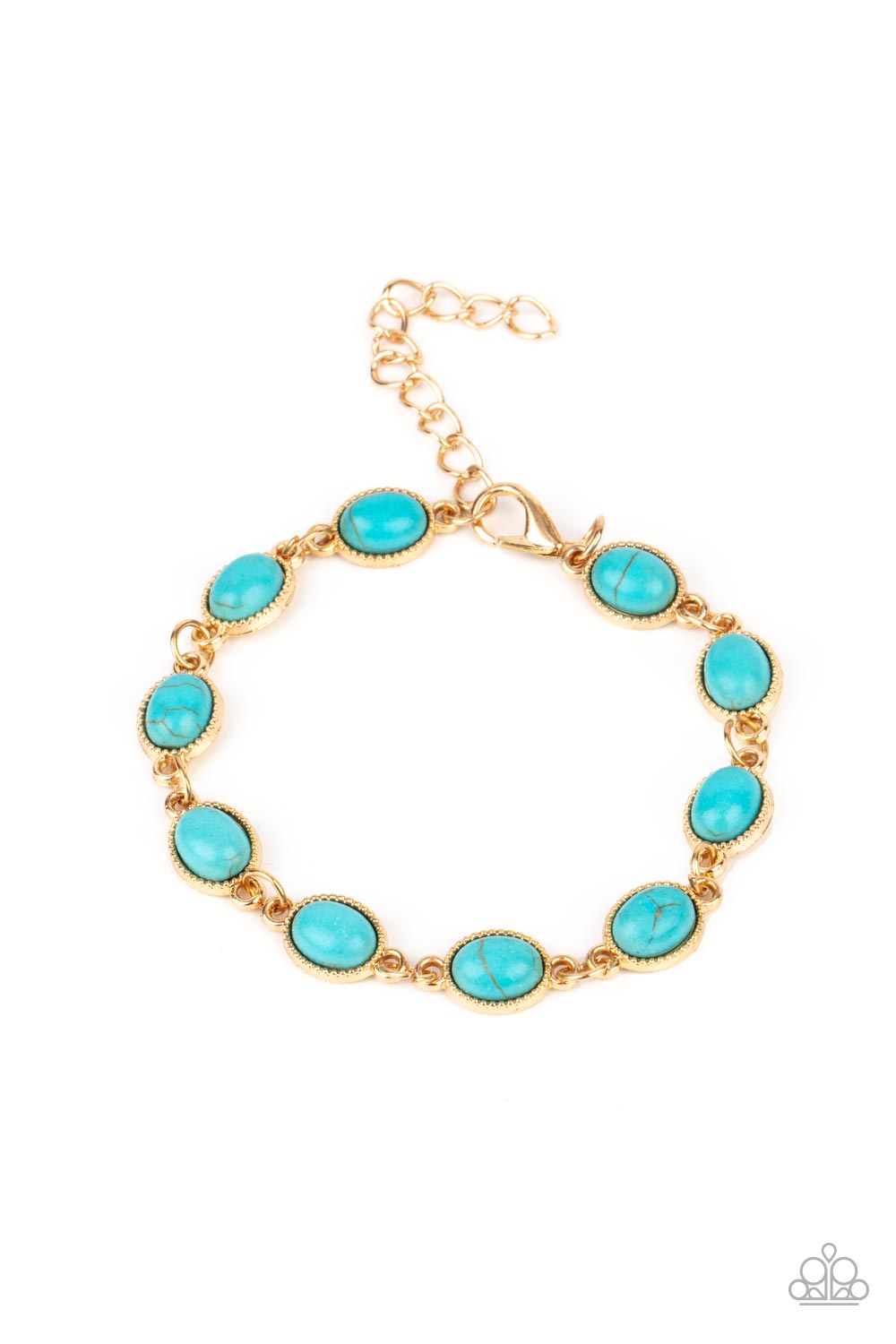Paparazzi Accessories: Desert Day Trip - Blue  Bracelet