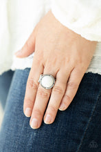 Load image into Gallery viewer, Paparazzi Accessories Dreamy Dunes - White Ring
