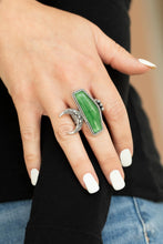 Load image into Gallery viewer, Paparazzi Accessories: Cosmic Karma - Green Ring
