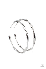 Load image into Gallery viewer, Paparazzi Accessories: Radiantly Warped - Black Earring
