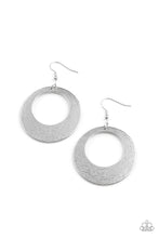 Load image into Gallery viewer, Paparazzi Accessories Outer Plains - Silver Earrings
