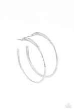 Load image into Gallery viewer, Paparazzi Accessories Candescent Curves - Silver Earrings
