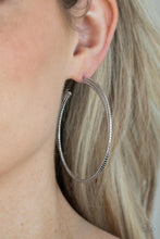 Load image into Gallery viewer, Paparazzi Accessories Candescent Curves - Silver Earrings
