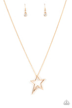 Load image into Gallery viewer, Paparazzi Accessories: Light Up The Sky - Gold Necklace
