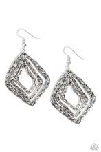 Load image into Gallery viewer, Paparazzi Accessories:Primitive Performance - Silver Earring
