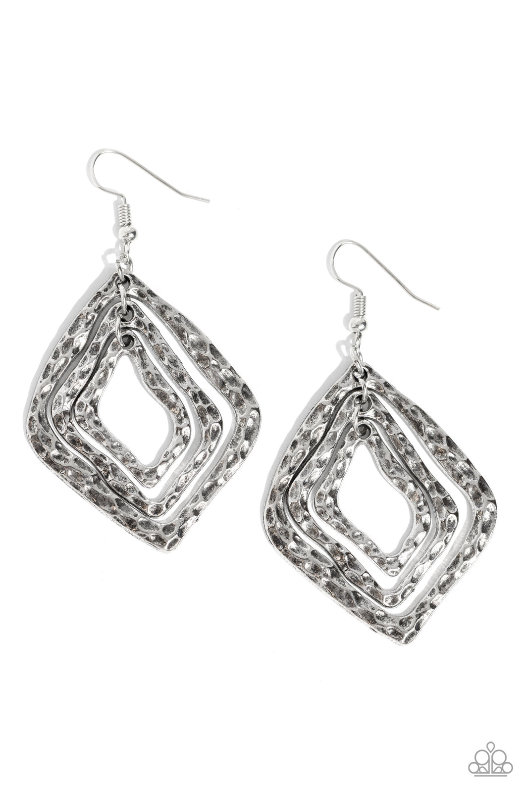 Paparazzi Accessories:Primitive Performance - Silver Earring