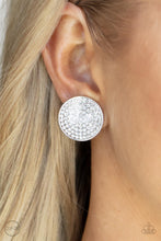 Load image into Gallery viewer, Paparazzi Accessories: Drama on Demand - White Earring
