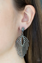 Load image into Gallery viewer, Paparazzi Accessories: Metro Safari - Black Earrings
