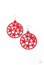 Load image into Gallery viewer, Paparazzi Accessories: Cosmic Paradise - Red Earrings
