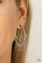 Load image into Gallery viewer, Paparazzi Accessories: Happy Independence Day - Silver Earrings
