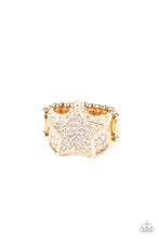 Load image into Gallery viewer, Paparazzi Accessories Here Come The Fireworks - Gold Ring
