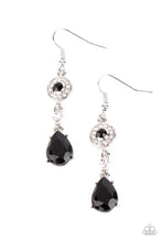 Load image into Gallery viewer, Paparazzi Accessories Graceful Glimmer - Black Earring

