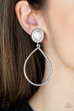 Load image into Gallery viewer, Paparazzi Accessories Fairytale Finish - White Clip-On Earring
