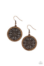 Load image into Gallery viewer, Paparazzi Accessories: Bollywood Ballroom - Copper Earring
