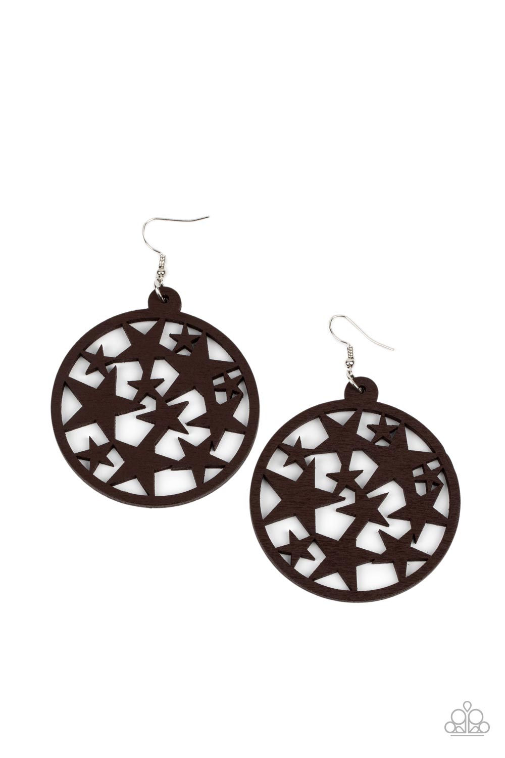 Paparazzi Accessories: Cosmic Paradise - Brown Earrings