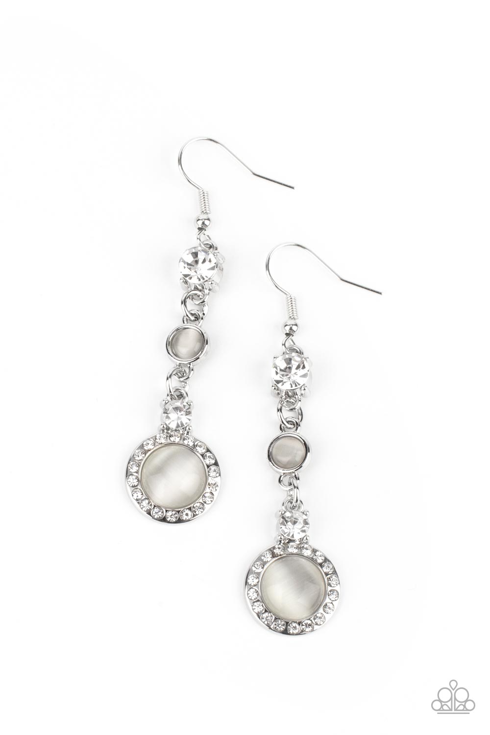 Paparazzi Accessories Epic Elegance - White Earrings