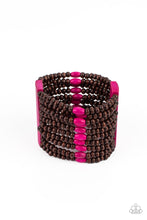 Load image into Gallery viewer, Paparazzi Accessories Tropical Trendsetter - Pink Bracelet
