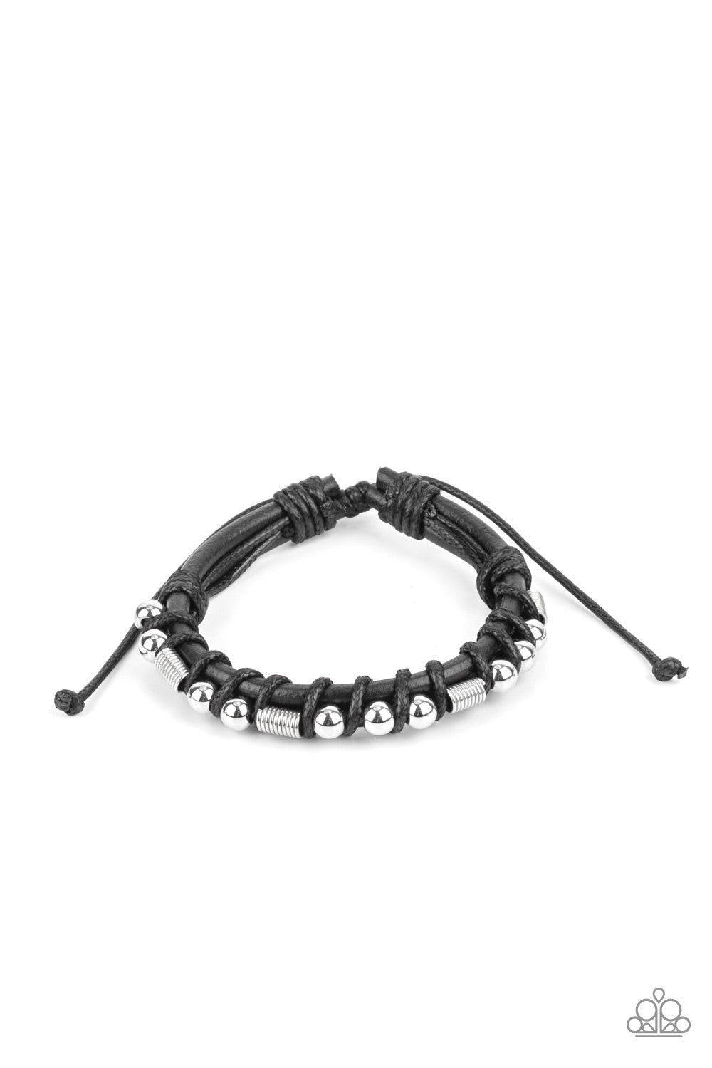 Paparazzi Accessories: Bronco Brawler - Black Bracelet