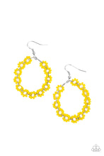 Load image into Gallery viewer, Paparazzi Accessories Festively Flower Child - Yellow Earring
