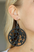 Load image into Gallery viewer, Paparazzi Accessories: Cosmic Paradise - Black Earrings
