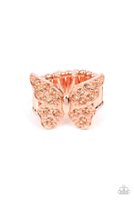 Load image into Gallery viewer, Paparazzi Accessories Bona Fide Butterfly - Copper Ring
