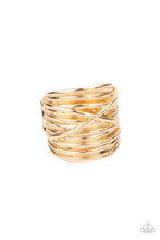 Load image into Gallery viewer, Paparazzi Accessories: Urban Overlap - Gold Rin
