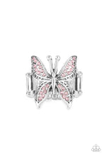 Load image into Gallery viewer, Paparazzi Accessories: Blinged Out Butterfly - Pink Ring
