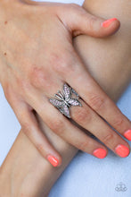 Load image into Gallery viewer, Paparazzi Accessories: Blinged Out Butterfly - Pink Ring

