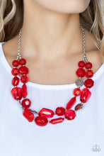 Load image into Gallery viewer, Paparazzi Accessories: Oceanic Opulence - Red Necklace
