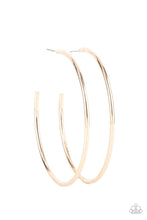 Load image into Gallery viewer, Paparazzi Accessories Mega Metro - Gold Hoop Earring
