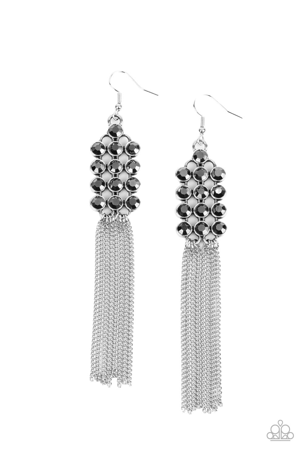 Paparazzi Accessories Tasteful Tassel - Silver Earring