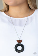 Load image into Gallery viewer, Paparazzi Accessories Homespun Stylist - Black Necklace
