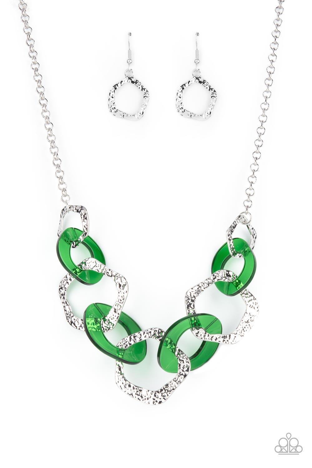 Paparazzi Accessories Urban Circus - Green Necklace