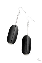 Load image into Gallery viewer, Paparazzi Accessories Tamarack Trail - Black Earrings
