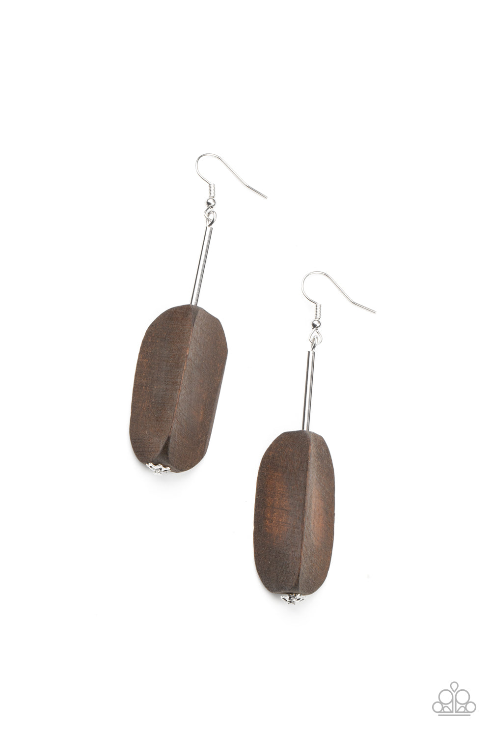 Paparazzi Accessories Tamarack Trail - Brown Earrings