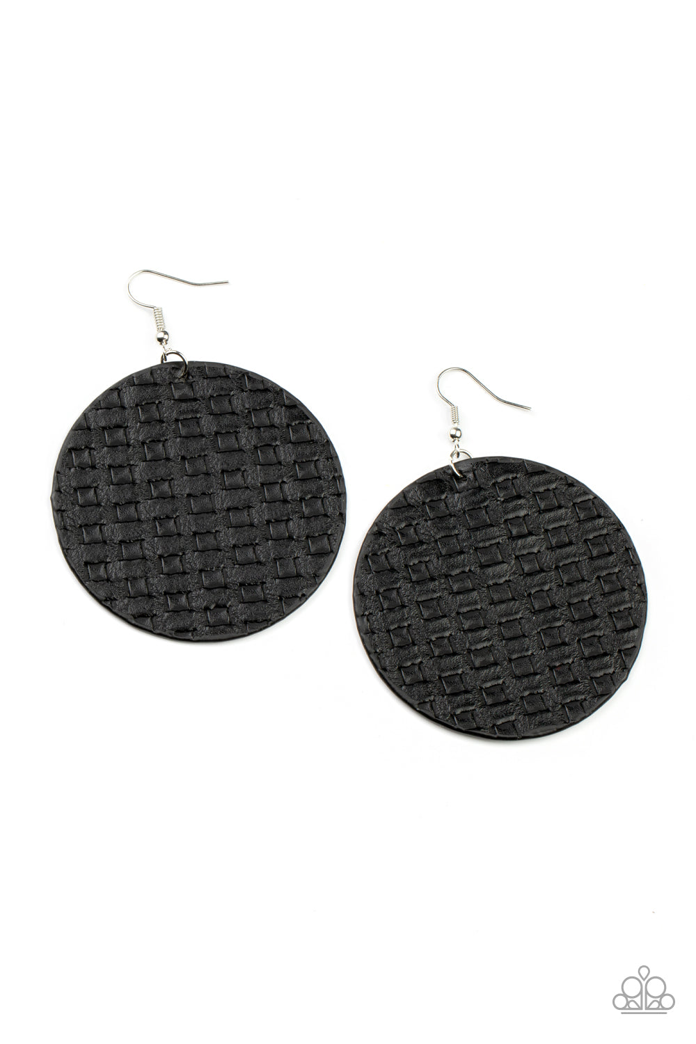 Paparazzi Accessories: WEAVE Me Out Of It - Black Earrings