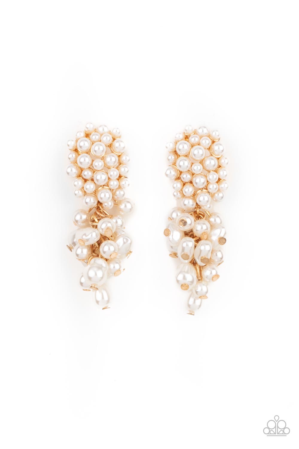 Paparazzi Accessories Fabulously Flattering - Gold Post Earring