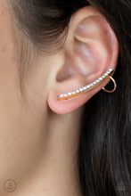 Load image into Gallery viewer, Paparazzi Accessories Sleekly Shimmering - Gold Post Earring

