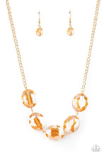 Load image into Gallery viewer, Paparazzi Accessories Cosmic Closeup - Gold Necklace
