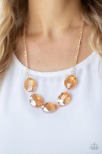 Load image into Gallery viewer, Paparazzi Accessories Cosmic Closeup - Gold Necklace
