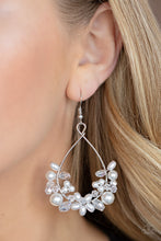Load image into Gallery viewer, Paparazzi Accessories Marina Banquet - White Earrings
