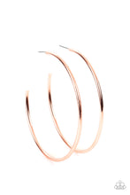 Load image into Gallery viewer, Paparazzi Accessories: Mega Metro - Copper Hoop Earrings
