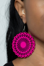 Load image into Gallery viewer, Paparazzi Accessories: Island Sun - Pink Earrings
