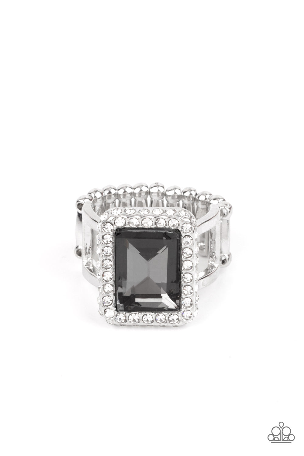 Paparazzi Accessories: Glamorously Glitzy - Silver Ring