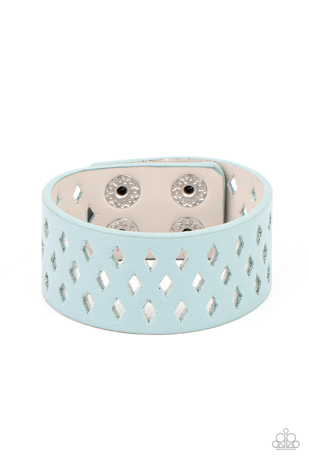 Paparazzi Accessories Glamp Champ - Blue Urban Bracelet